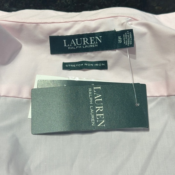 Ralph Lauren Light Pink Sleeveless Button-Down Shirt XL - Picture 16 of 17